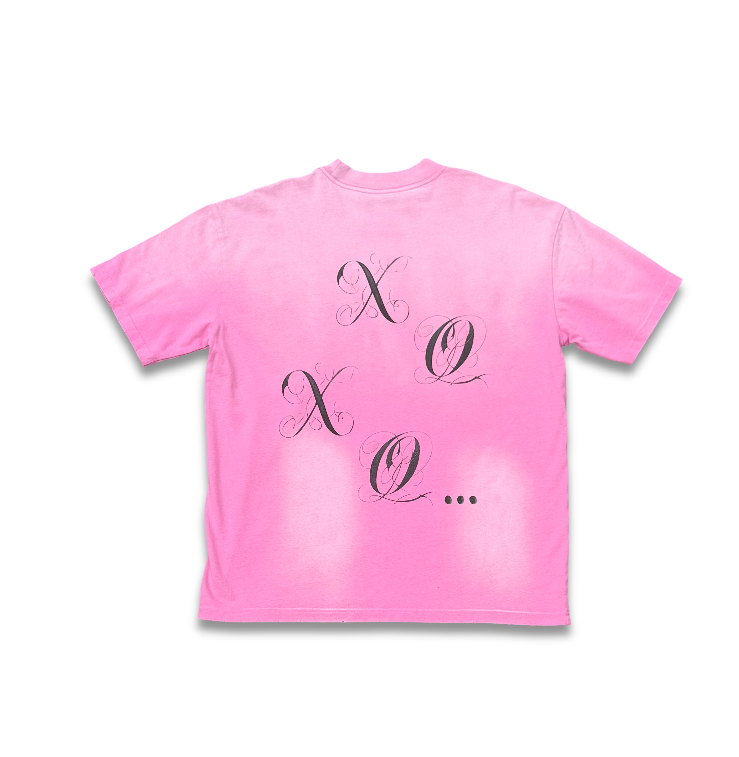 XOXO Washed Tee (Pink) - DrewzyDripz