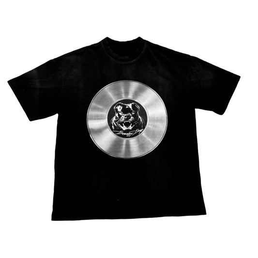 We Platinum Sunfaded & Loose T-Shirt (Black)